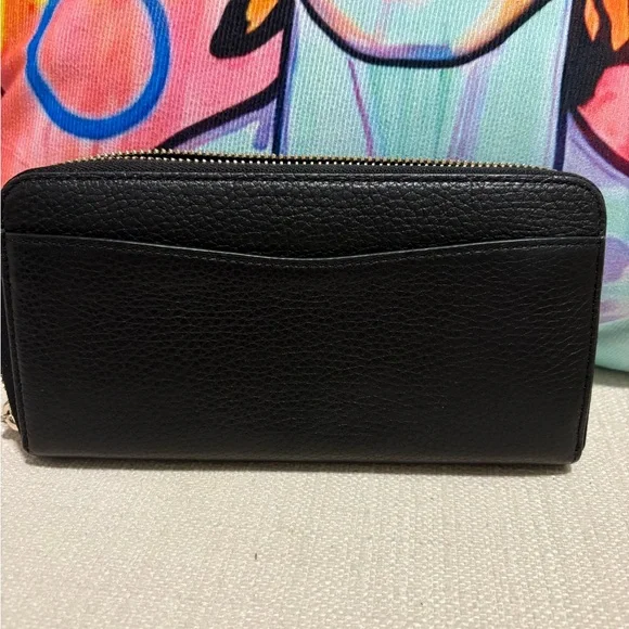 Kate Spade Black Zip-Around Wallet - Picture 2 of 7